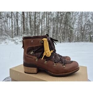 Merrell Shiloh II Lace Boot for Women Size 7 Leather Brown New with Box Snow